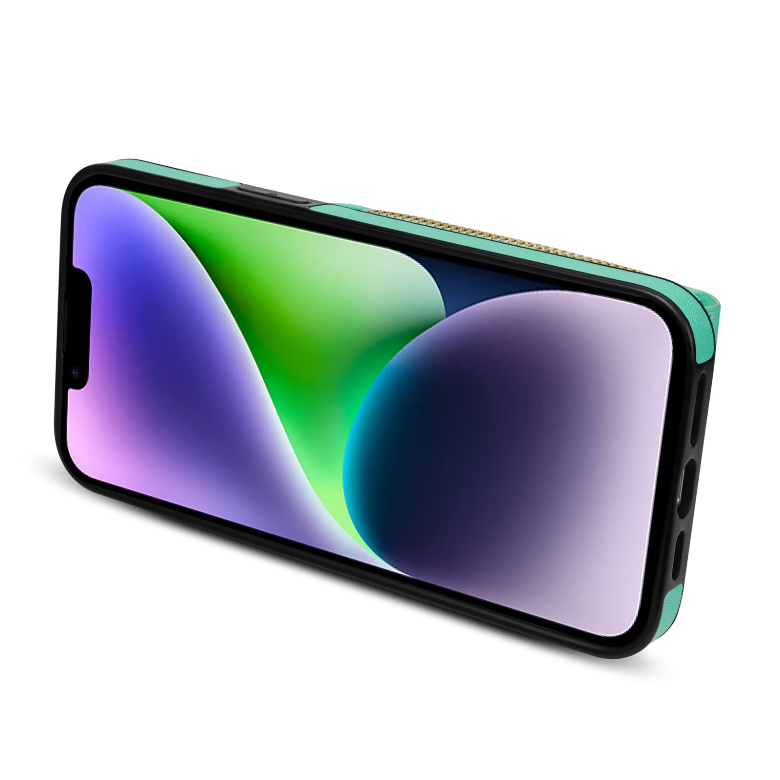 Til iPhone 14 Plus PU læderbelagt TPU Kickstand Case Lynlås Pocket Card Slot Telefon Cover Til iPhone 14 Plus PU læderbelagt TPU Kickstand Case Lynlås Pocket Card Slot Telefon Cover